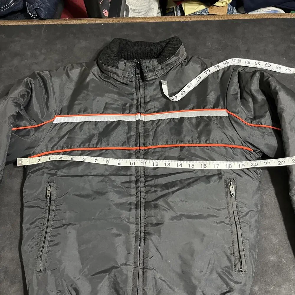 Vintage Harley-Davidson Jacket Men Small Talon Reflective USA Motorcycle AMG 70s